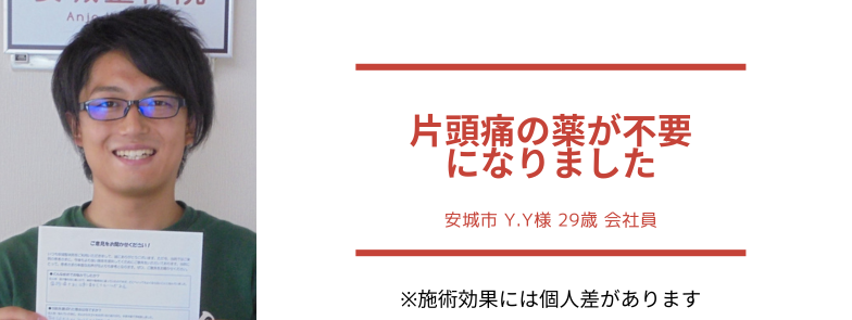 片頭痛の薬が不要に