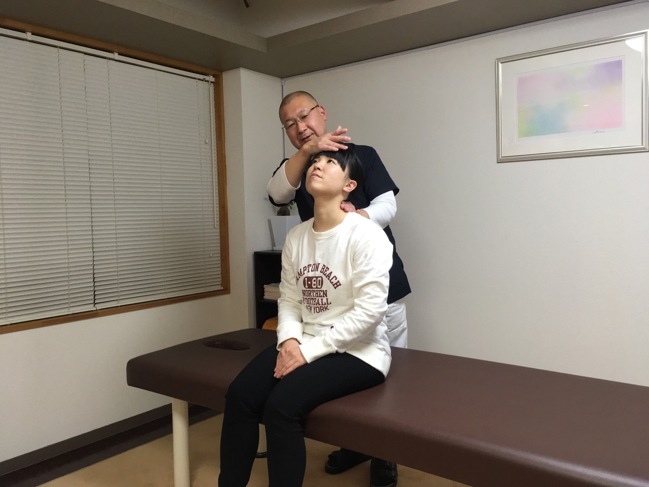 頚椎の可動域検査